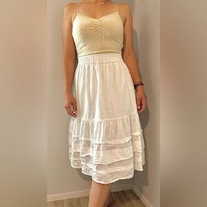 Madewell Ruffle Skirt